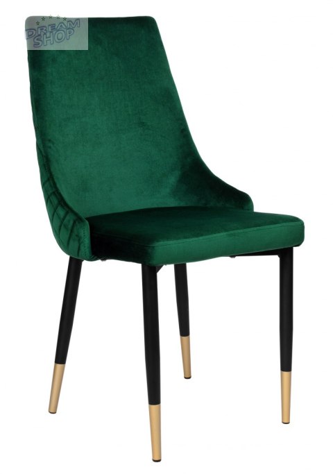 Krzesło VERMONT ciemnozielone Velvet Krzesło VERMONT ciemnozielone Velvet