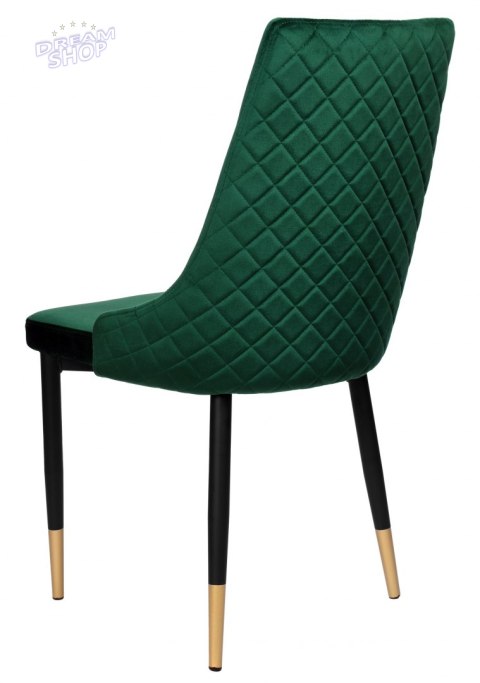 Krzesło VERMONT ciemnozielone Velvet Krzesło VERMONT ciemnozielone Velvet
