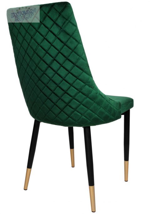 Krzesło VERMONT ciemnozielone Velvet Krzesło VERMONT ciemnozielone Velvet