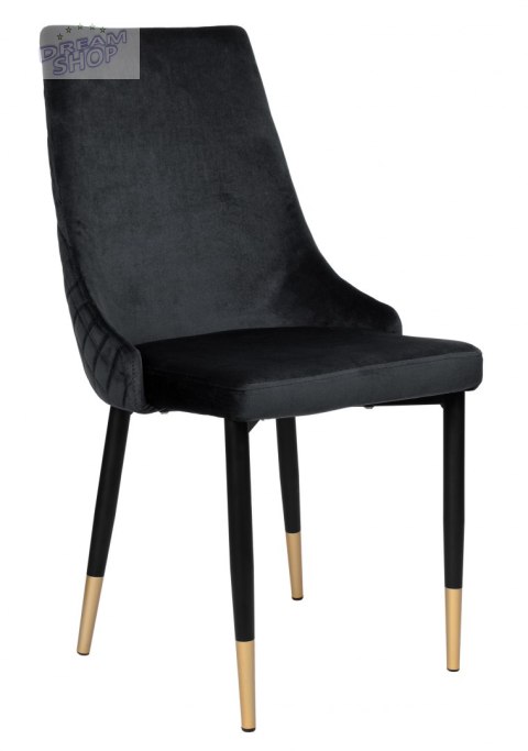 Krzesło VERMONT czarne Velvet Krzesło VERMONT czarne Velvet