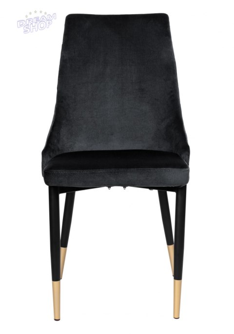 Krzesło VERMONT czarne Velvet Krzesło VERMONT czarne Velvet
