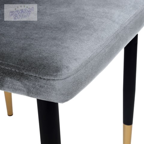 Krzesło VERMONT grafitowe Velvet Krzesło VERMONT grafitowe Velvet