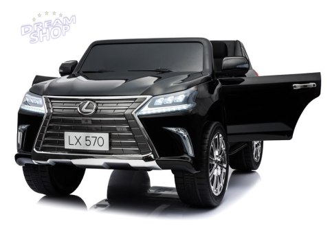 Auto na Akumulator LEXUS DK-LX570 Czarny Lakierowany Auto na Akumulator LEXUS DK-LX570 Czarny Lakierowany