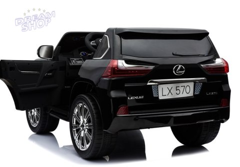 Auto na Akumulator LEXUS DK-LX570 Czarny Lakierowany Auto na Akumulator LEXUS DK-LX570 Czarny Lakierowany