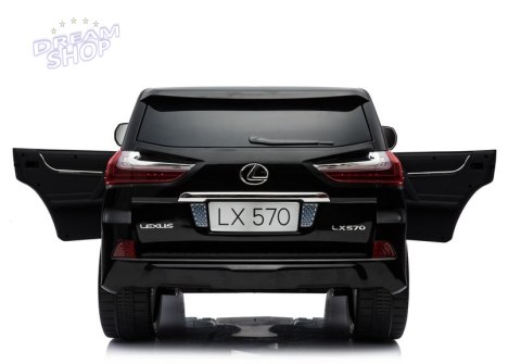 Auto na Akumulator LEXUS DK-LX570 Czarny Lakierowany Auto na Akumulator LEXUS DK-LX570 Czarny Lakierowany