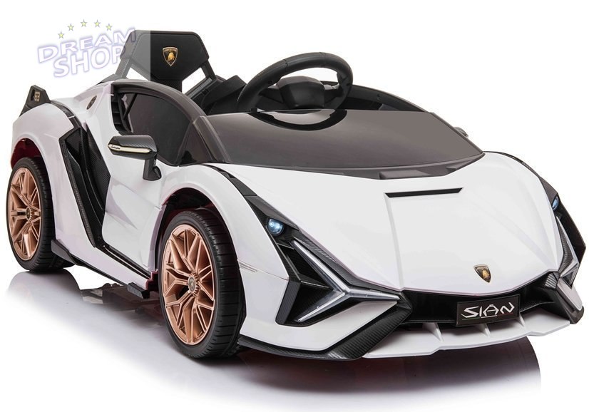 Auto na akumulator Lamborghini Sian Biały Auto na akumulator Lamborghini Sian Biały