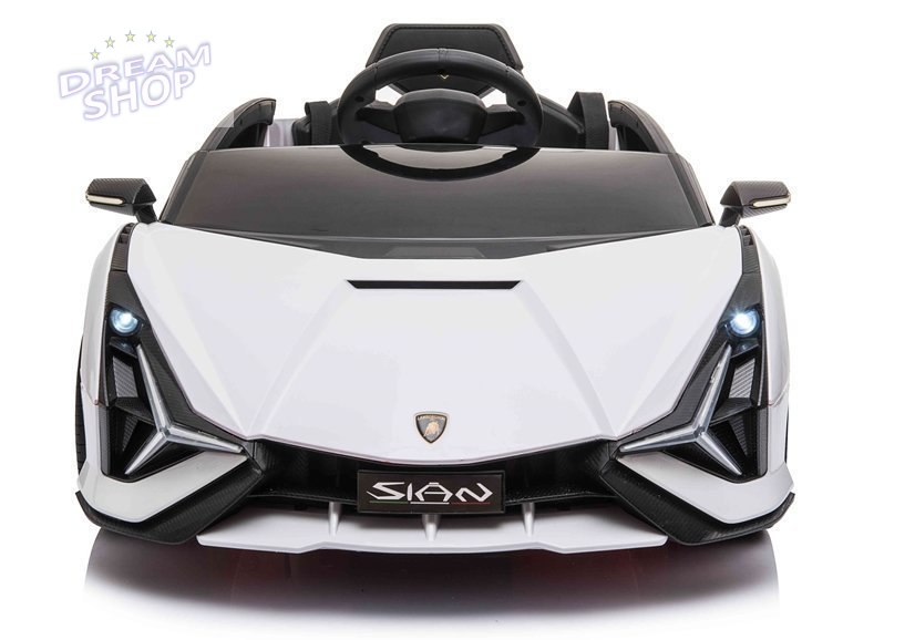 Auto na akumulator Lamborghini Sian Biały Auto na akumulator Lamborghini Sian Biały