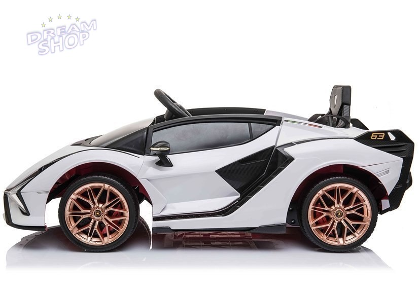 Auto na akumulator Lamborghini Sian Biały Auto na akumulator Lamborghini Sian Biały