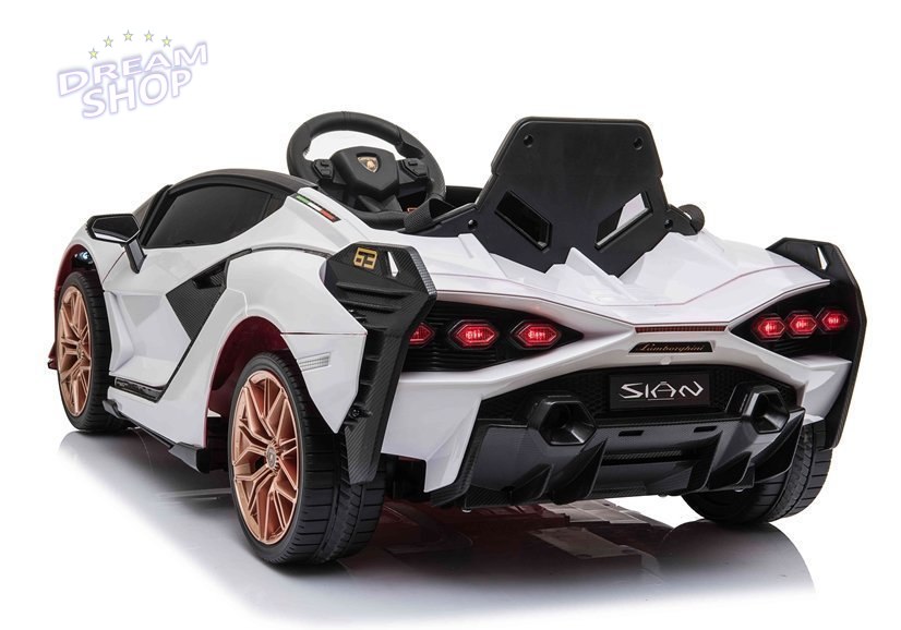 Auto na akumulator Lamborghini Sian Biały Auto na akumulator Lamborghini Sian Biały