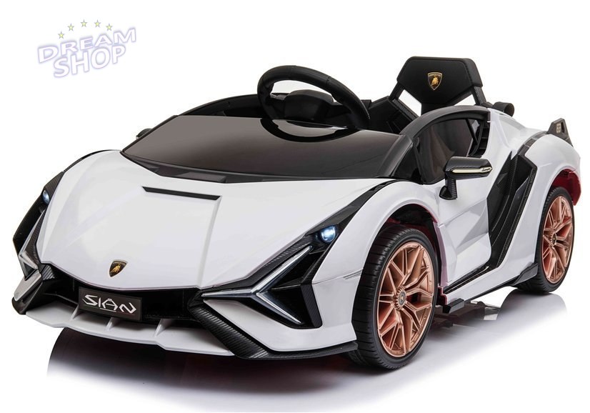 Auto na akumulator Lamborghini Sian Biały Auto na akumulator Lamborghini Sian Biały