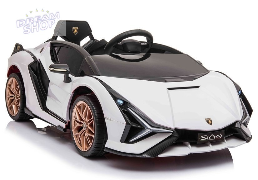 Auto na akumulator Lamborghini Sian Biały Auto na akumulator Lamborghini Sian Biały