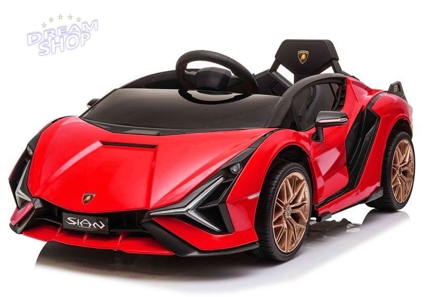 Auto na akumulator Lamborghini Sian Czerwony Auto na akumulator Lamborghini Sian Czerwony