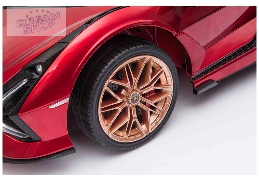 Auto na akumulator Lamborghini Sian Czerwony Auto na akumulator Lamborghini Sian Czerwony