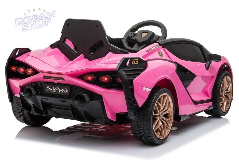 Auto na akumulator Lamborghini Sian Różowy Auto na akumulator Lamborghini Sian Różowy