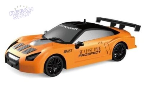 Samochód Do Driftu, Auto RC Drift 1:24 2,4 GHz 4WD POMARAŃCZOWY Samochód Do Driftu, Auto RC Drift 1:24 2,4 GHz 4WD POMARAŃCZOWY
