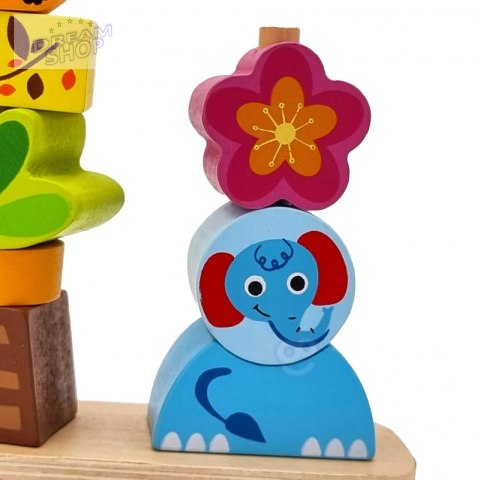 TOOKY TOY Układanka Balansująca Zwierzęta TOOKY TOY Układanka Balansująca Zwierzęta