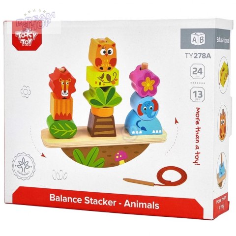 TOOKY TOY Układanka Balansująca Zwierzęta TOOKY TOY Układanka Balansująca Zwierzęta