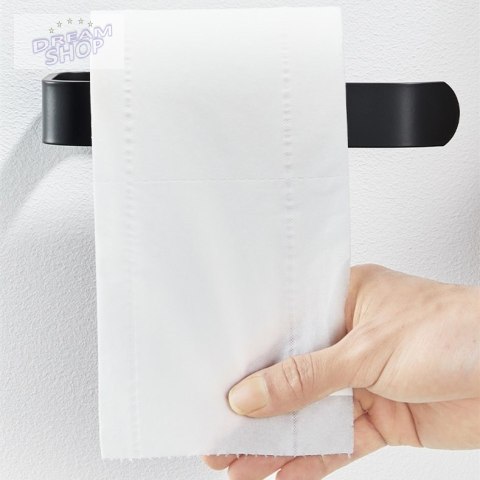 Uchwyt na papier NARIM loft czarny Uchwyt na papier NARIM loft czarny