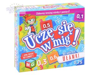 Ułamki - Uczę się w mig gra edukacyjna GR0396