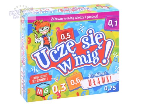 Ułamki - Uczę się w mig gra edukacyjna GR0396