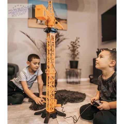 WOOPIE Dźwig Żuraw Zdaline Sterowany 103 cm R/C Ciężarówka Koparka + 4 Akc.