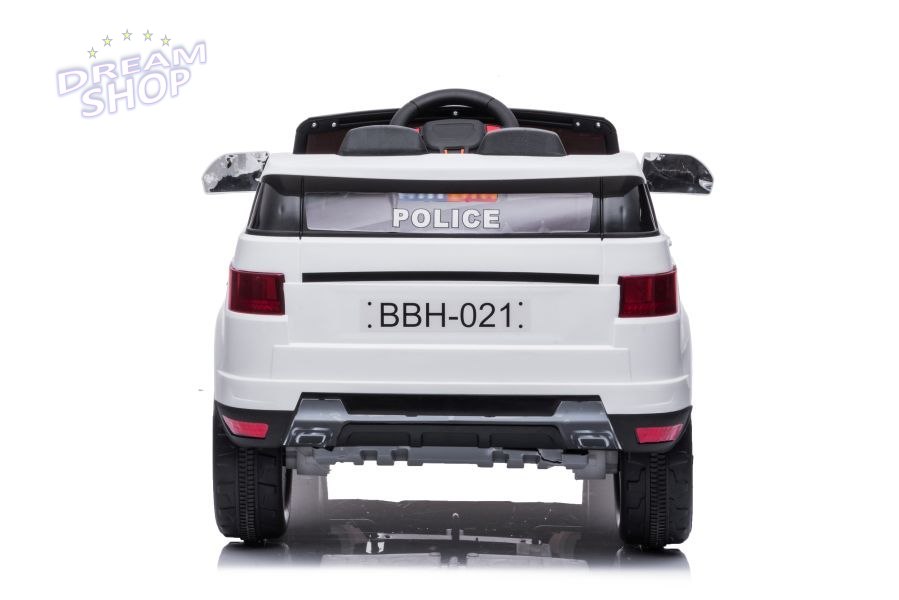 Auto Na Akumulator BBH-021 Policyjne Białe Auto Na Akumulator BBH-021 Policyjne Białe