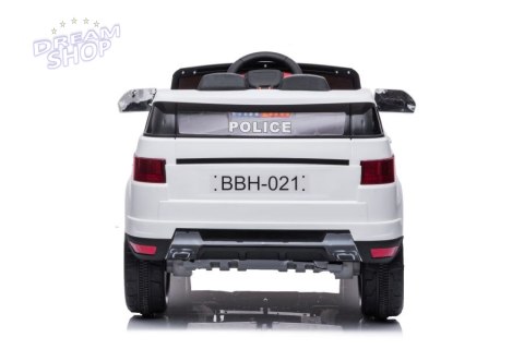 Auto Na Akumulator BBH-021 Policyjne Białe Auto Na Akumulator BBH-021 Policyjne Białe