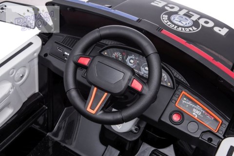 Auto Na Akumulator BBH-021 Policyjne Białe Auto Na Akumulator BBH-021 Policyjne Białe