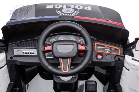 Auto Na Akumulator BBH-021 Policyjne Białe Auto Na Akumulator BBH-021 Policyjne Białe
