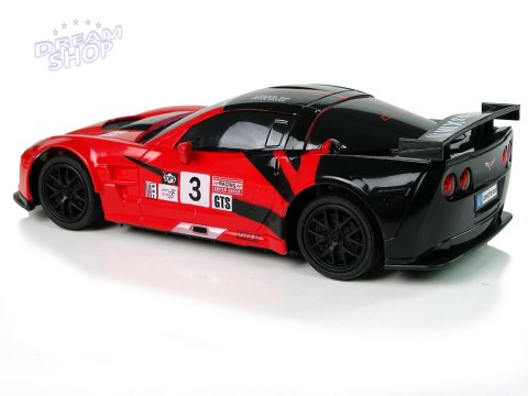 Auto Sportowe R/C 1:24 Corvette C6.R Czerwone 2.4 G Światła Auto Sportowe R/C 1:24 Corvette C6.R Czerwone 2.4 G Światła