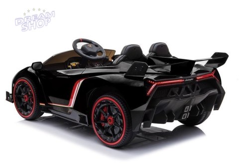 Auto na akumulator Lamborghini Veneno Czarny Auto na akumulator Lamborghini Veneno Czarny