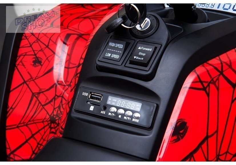 Quad na Akumulator XMX607 Czerwony Lakier Spider Quad na Akumulator XMX607 Czerwony Lakier Spider