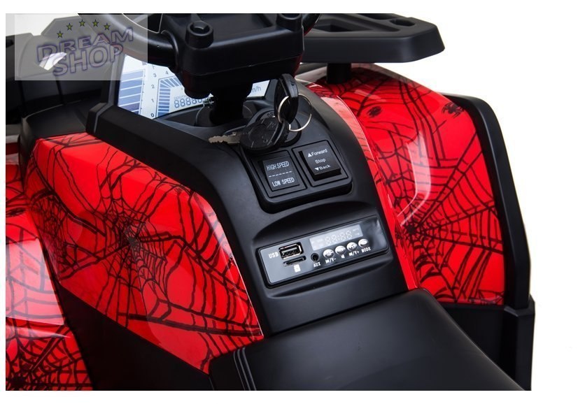 Quad na Akumulator XMX607 Czerwony Lakier Spider Quad na Akumulator XMX607 Czerwony Lakier Spider