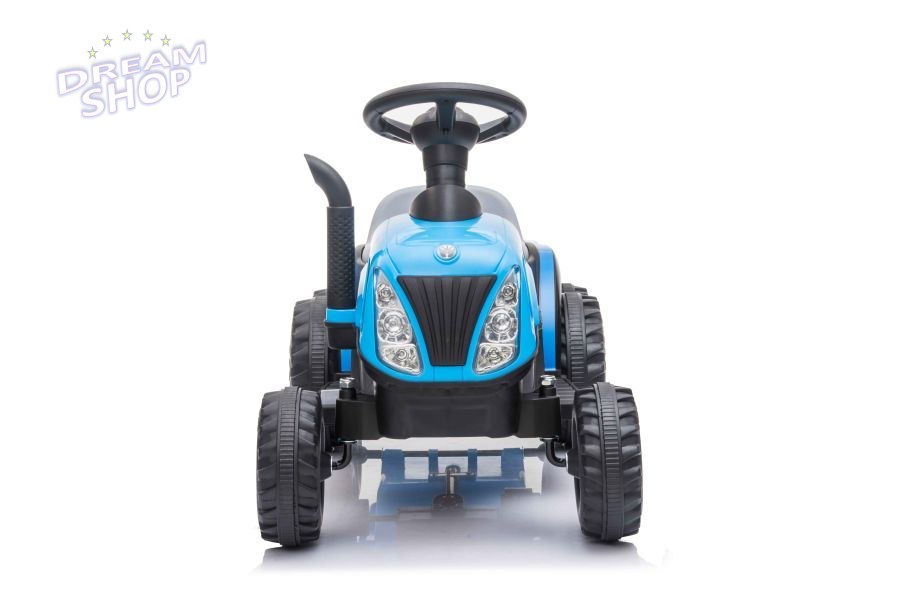 Traktor Na Akumulator z Przyczepą A009 Niebieski Traktor Na Akumulator z Przyczepą A009 Niebieski