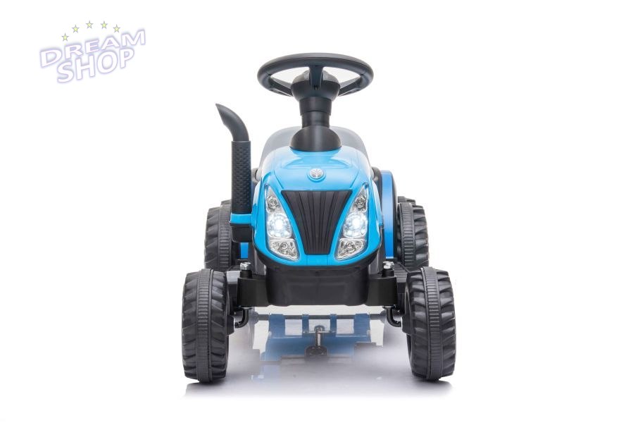 Traktor Na Akumulator z Przyczepą A009 Niebieski Traktor Na Akumulator z Przyczepą A009 Niebieski