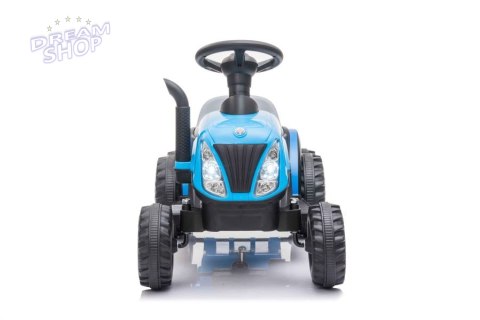 Traktor Na Akumulator z Przyczepą A009 Niebieski Traktor Na Akumulator z Przyczepą A009 Niebieski