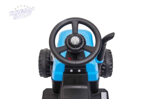 Traktor Na Akumulator z Przyczepą A009 Niebieski Traktor Na Akumulator z Przyczepą A009 Niebieski
