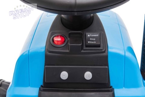 Traktor Na Akumulator z Przyczepą A009 Niebieski Traktor Na Akumulator z Przyczepą A009 Niebieski