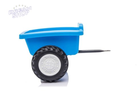 Traktor Na Akumulator z Przyczepą A009 Niebieski Traktor Na Akumulator z Przyczepą A009 Niebieski