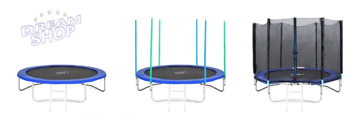 Trampolina ogrodowa 305cm/10ft z drabinką Trampolina ogrodowa 305cm/10ft z drabinką