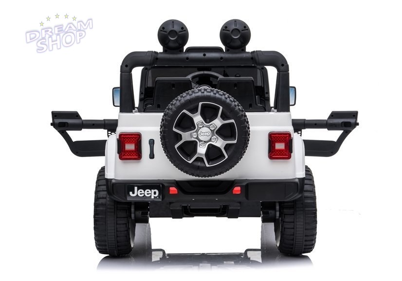 Auto na Akumulator Jeep Rubicon 4x4 Biały Auto na Akumulator Jeep Rubicon 4x4 Biały