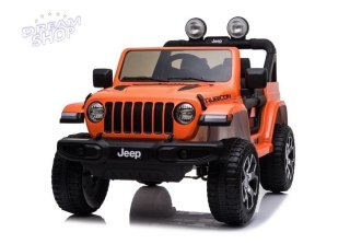 Auto na Akumulator Jeep Rubicon 4x4 Pomarańczowy