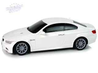 Auto Zdalnie Sterowane BMW M3 Białe 2,4 G Pilot Kierownica 1:18 Dźwięk Światła