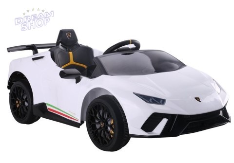 Auto na akumulator Lamborghini Huracan Białe Auto na akumulator Lamborghini Huracan Białe
