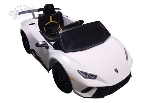 Auto na akumulator Lamborghini Huracan Białe Auto na akumulator Lamborghini Huracan Białe