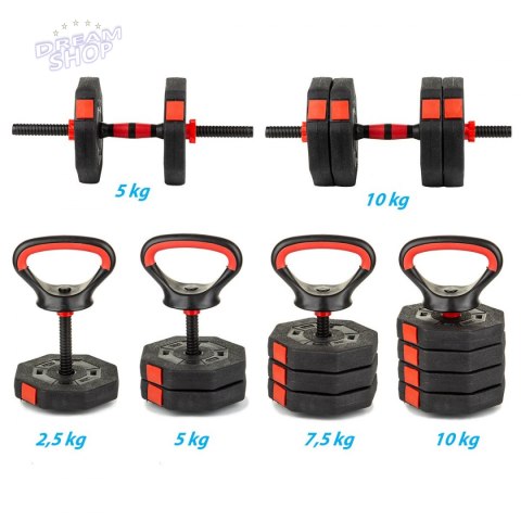 HANTLA KOMPOZYTOWA KETTLEBELL 2W1 10KG EB FIT HANTLA KOMPOZYTOWA KETTLEBELL 2W1 10KG EB FIT