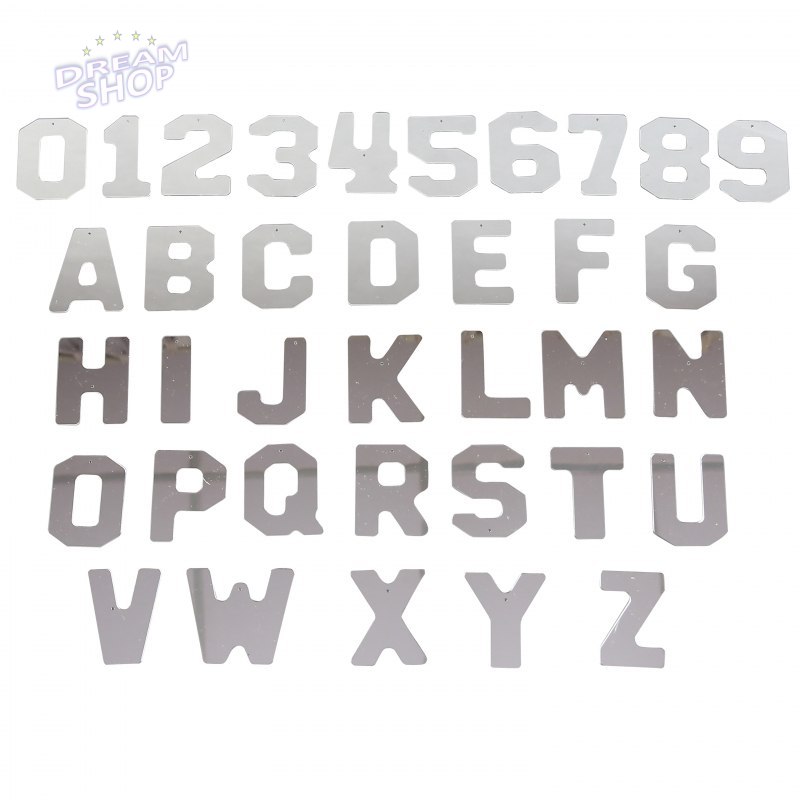 MASTERKIDZ Dwustronne Akrylowe Lustra Litery Liczby Alfabet MASTERKIDZ Dwustronne Akrylowe Lustra Litery Liczby Alfabet