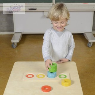 MASTERKIDZ Gra Nauka Liczenia Kolorów Rozmiarów Układanka