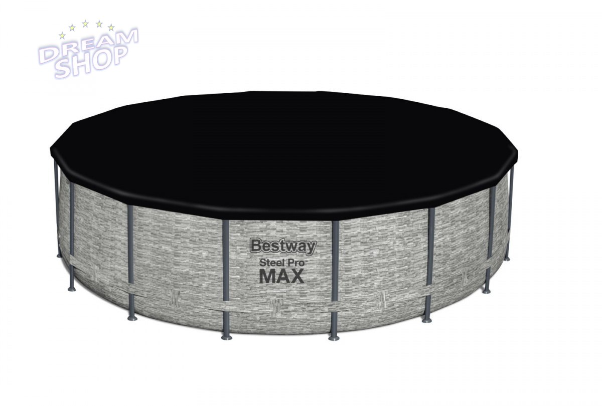 Basen Stelażowy 16FT 488x122cm Steel Pro Max BESTWAY Basen Stelażowy 16FT 488x122cm Steel Pro Max BESTWAY