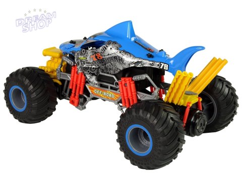 Auto Terenowe Rekin Zdalnie Sterowany 1:10 2.4G Niebieski 15 km/h Para Wodna Auto Terenowe Rekin Zdalnie Sterowany 1:10 2.4G Niebieski 15 km/h Para Wodna